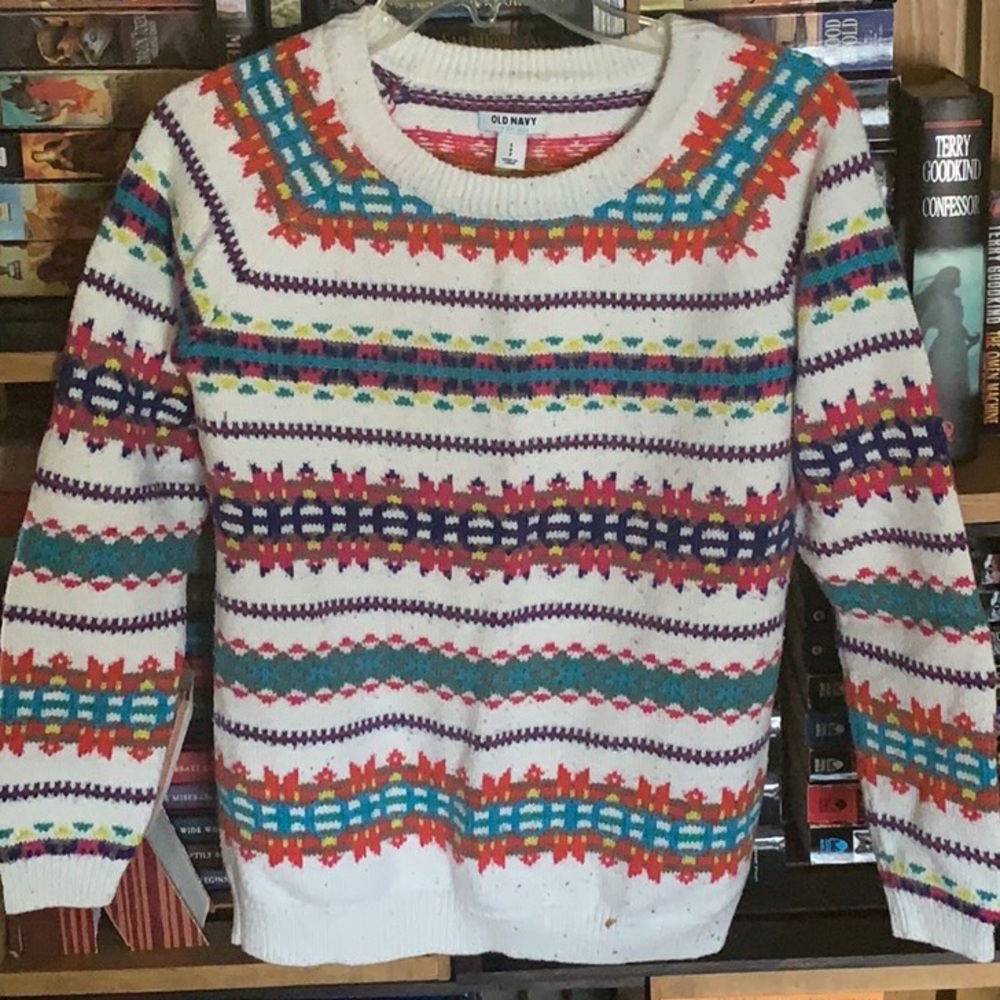 Old Navy fair isle sweater
